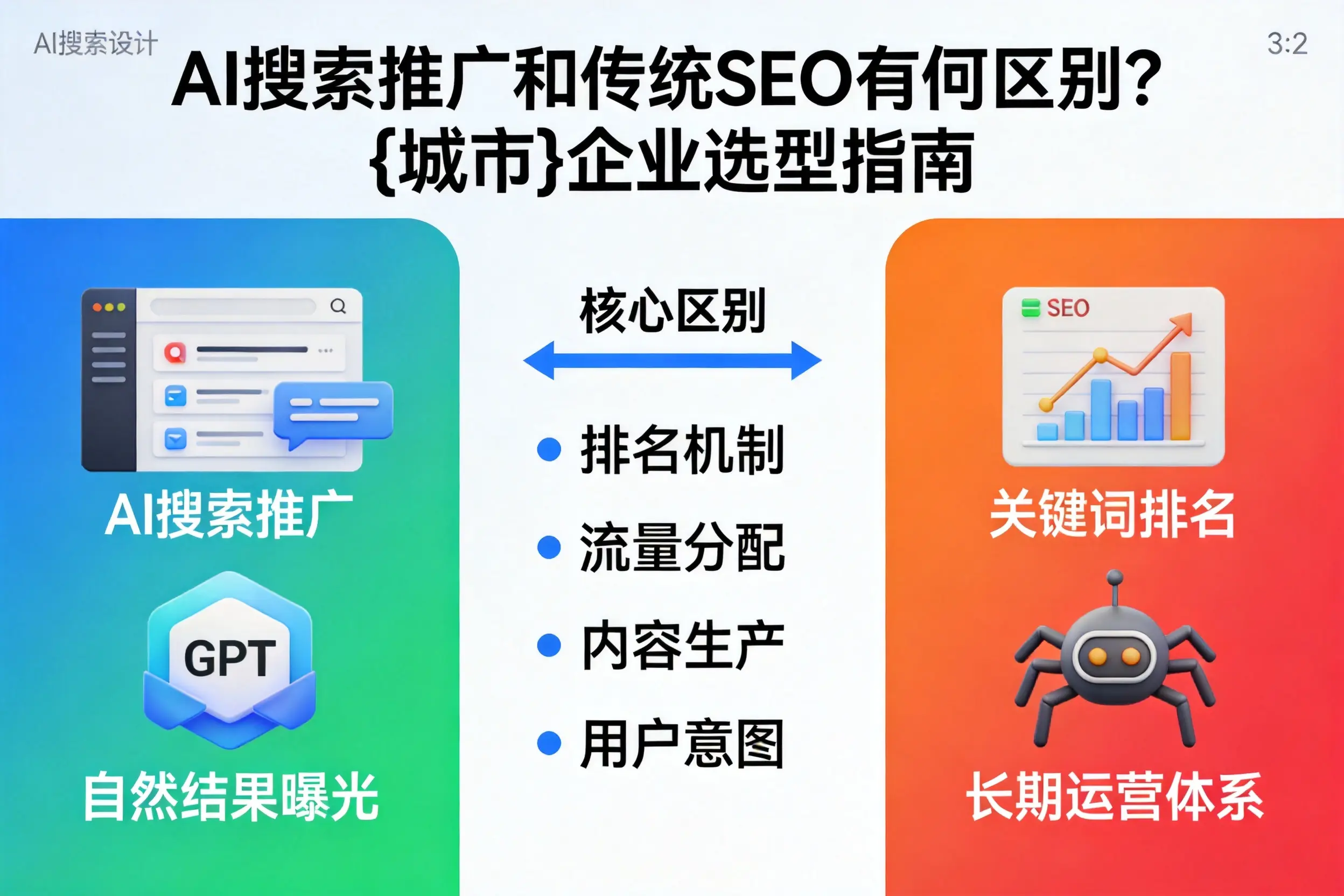 AI搜索推广和传统SEO有何区别?临夏企业选型指南