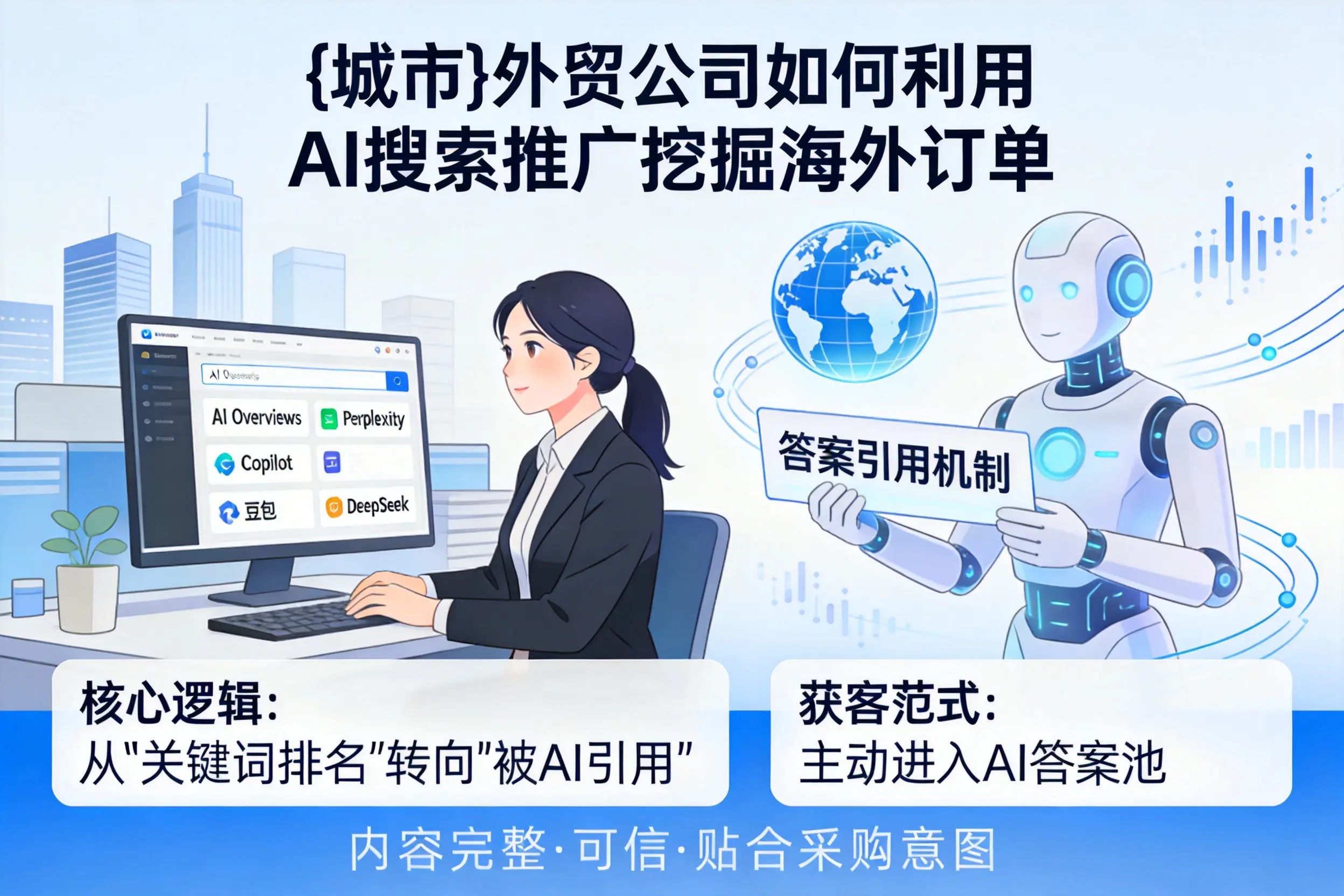 临夏外贸公司如何利用AI搜索推广挖掘海外订单