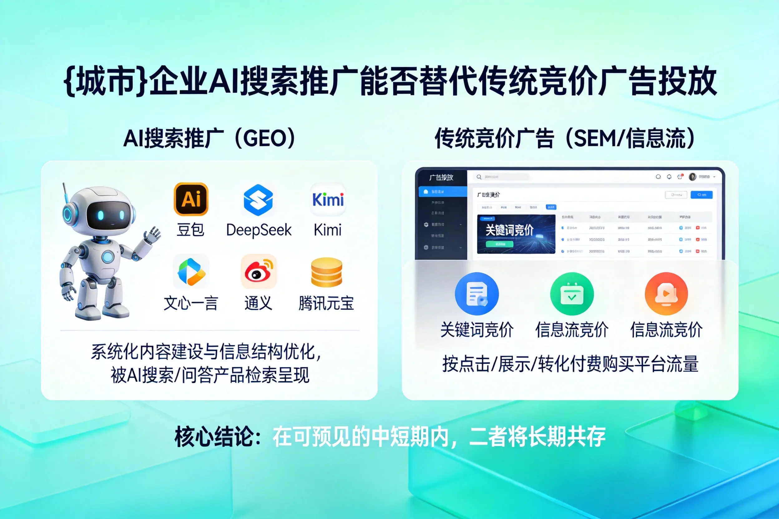 临夏企业AI搜索推广能否替代传统竞价广告投放