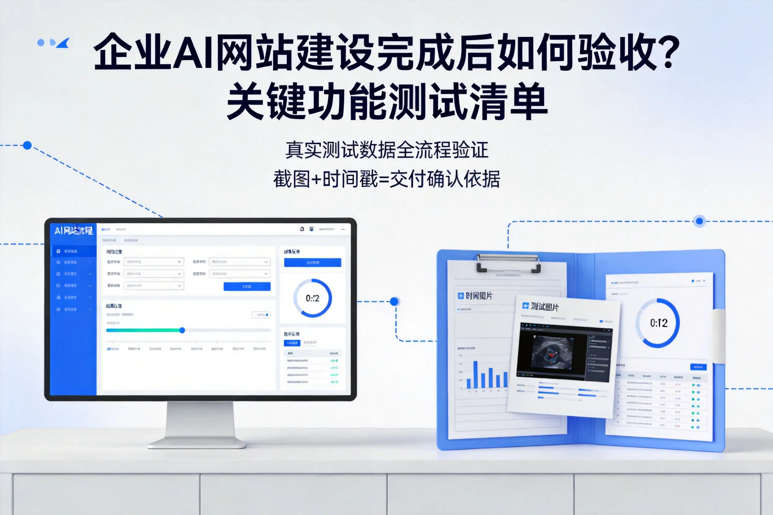 临夏企业AI网站建设完成后如何验收?关键功能测试清单
