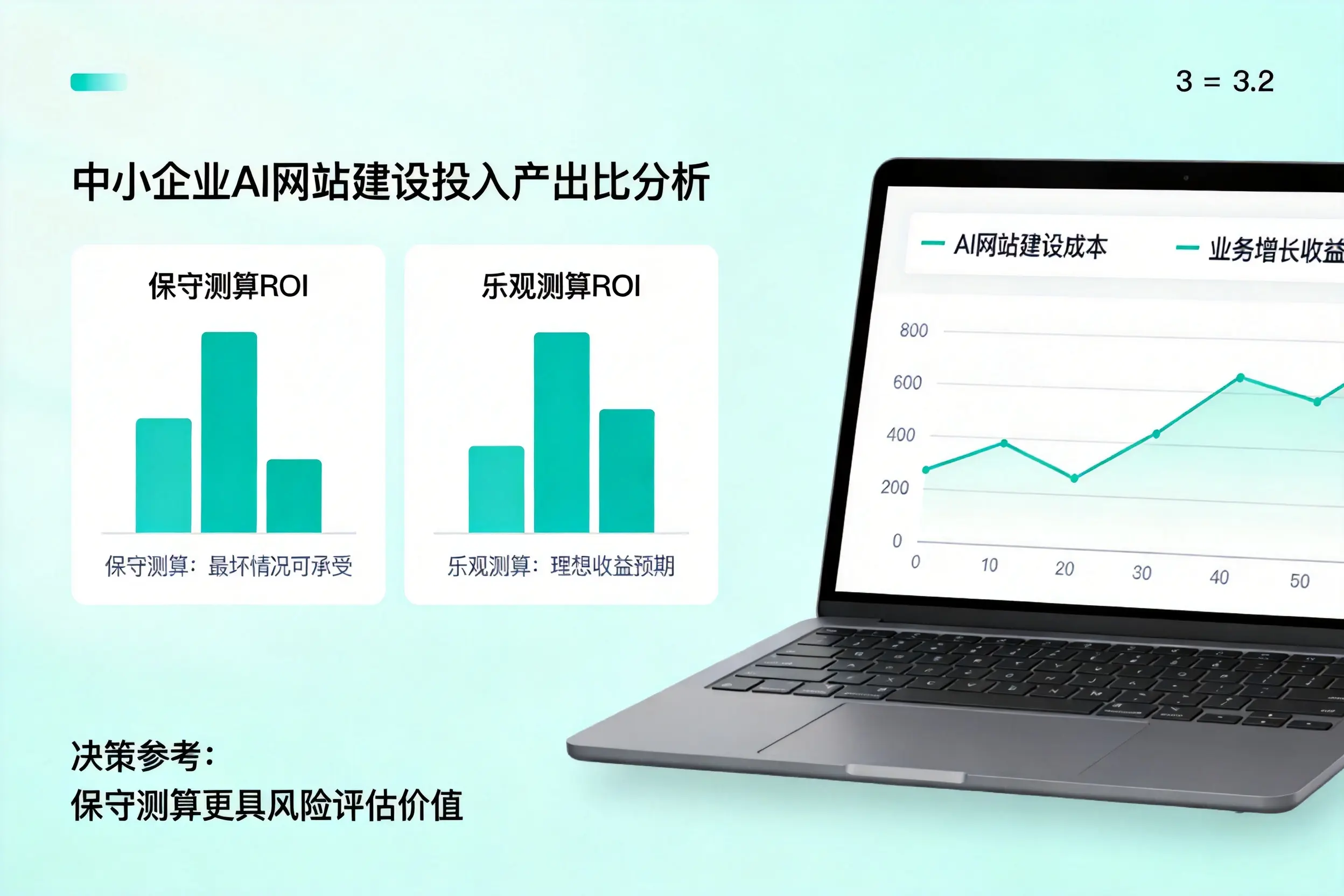 临夏中小企业AI网站建设投入产出比怎么算？先看这份分析