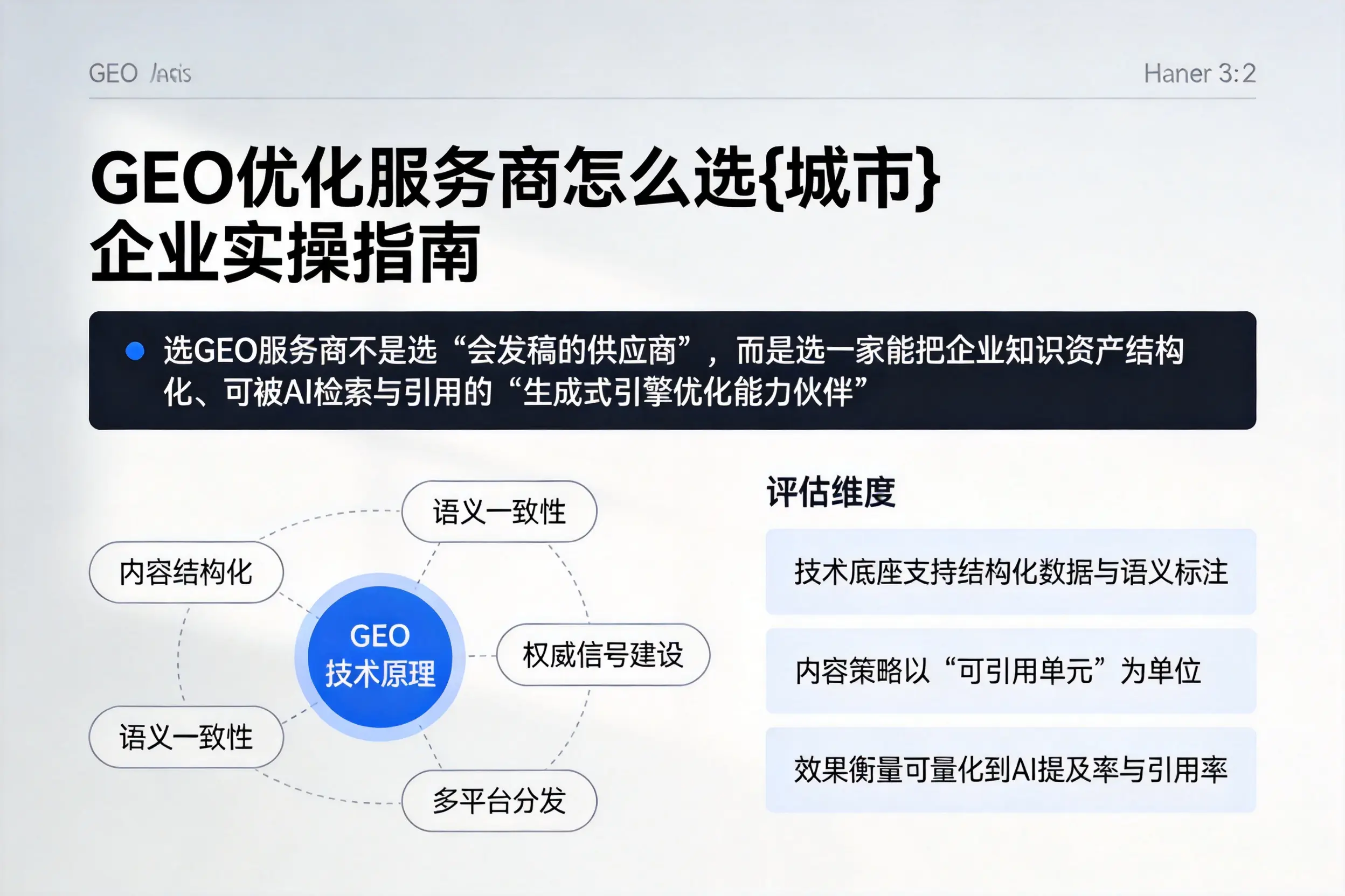 GEO优化服务商怎么选临夏企业实操指南