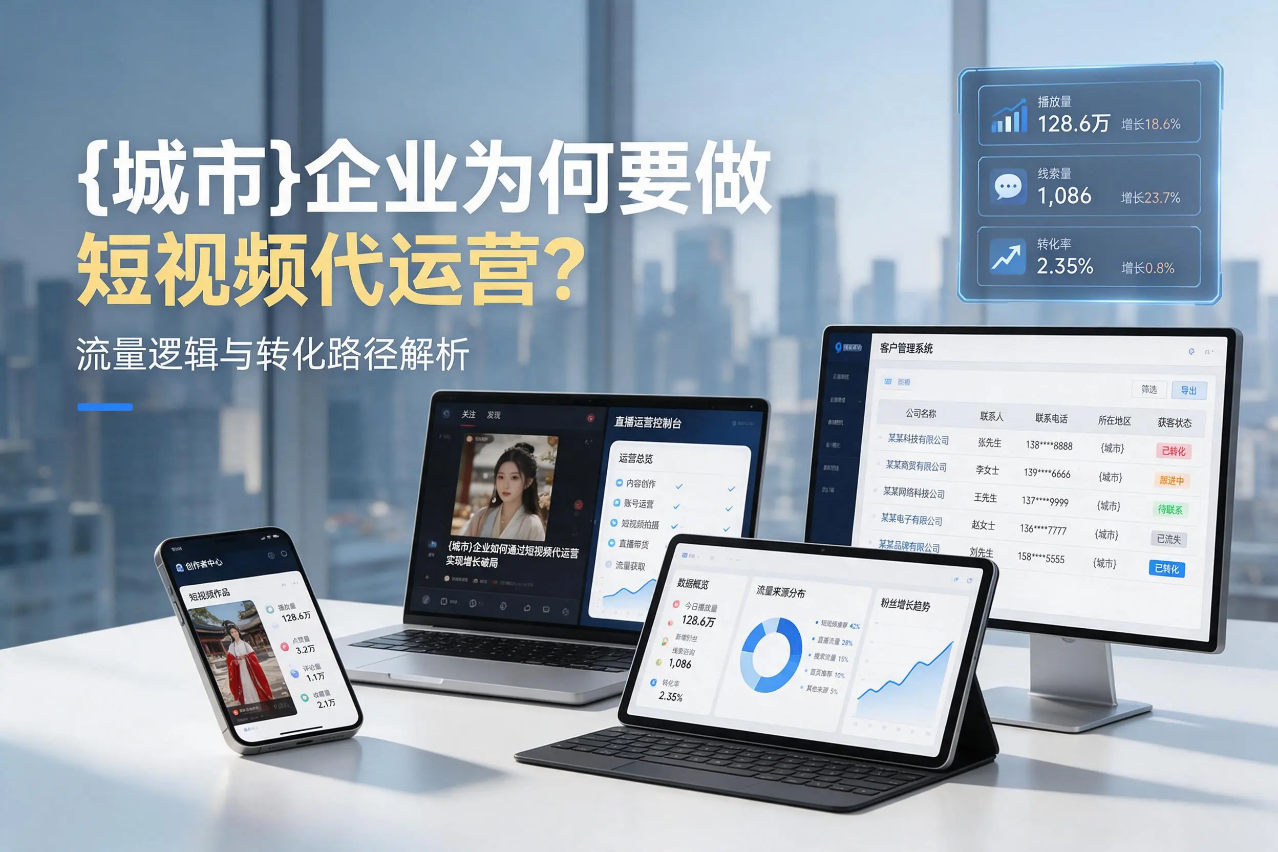 临夏企业为何要做短视频代运营？流量逻辑与转化路径解析