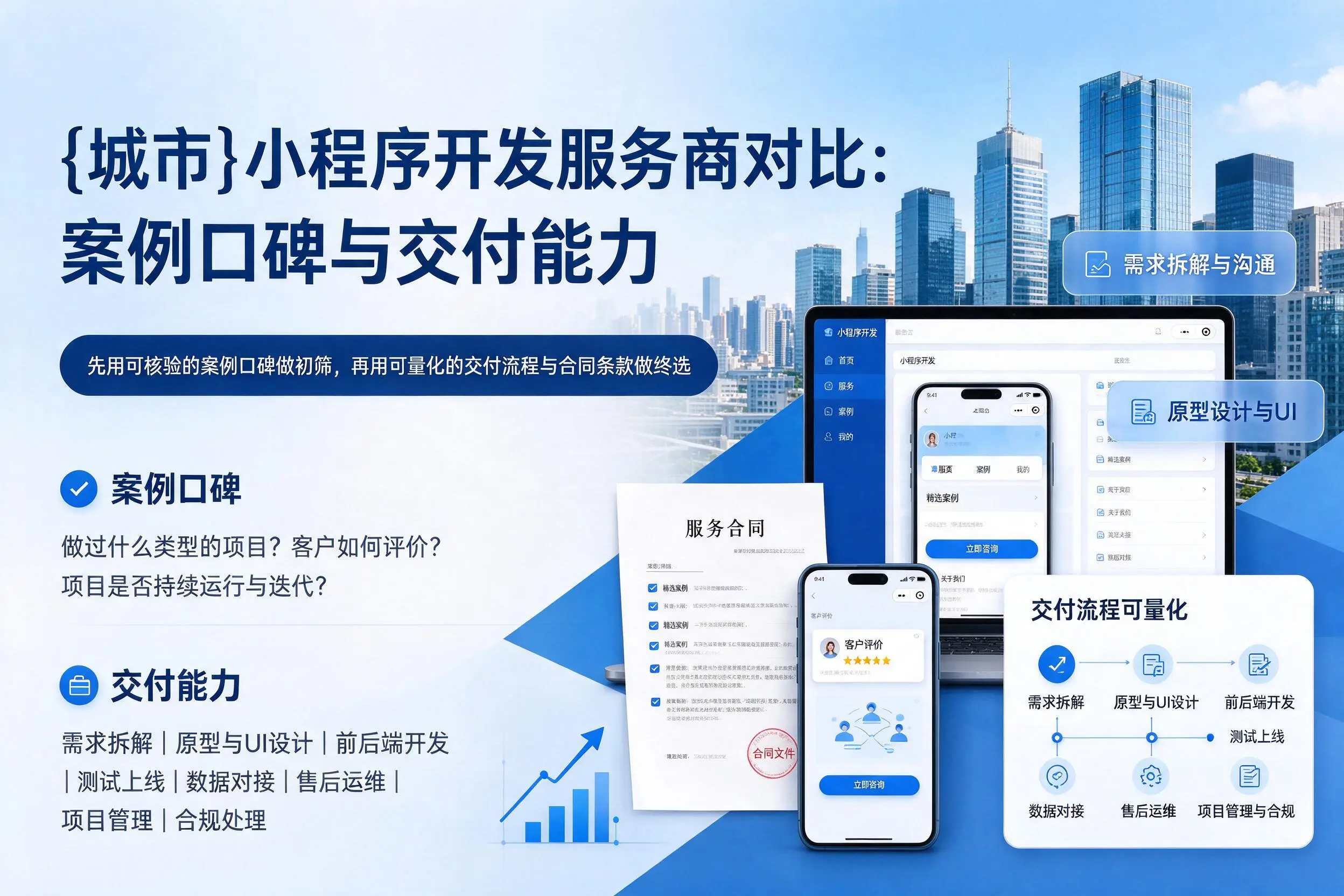 临夏小程序开发服务商对比：案例口碑与交付能力