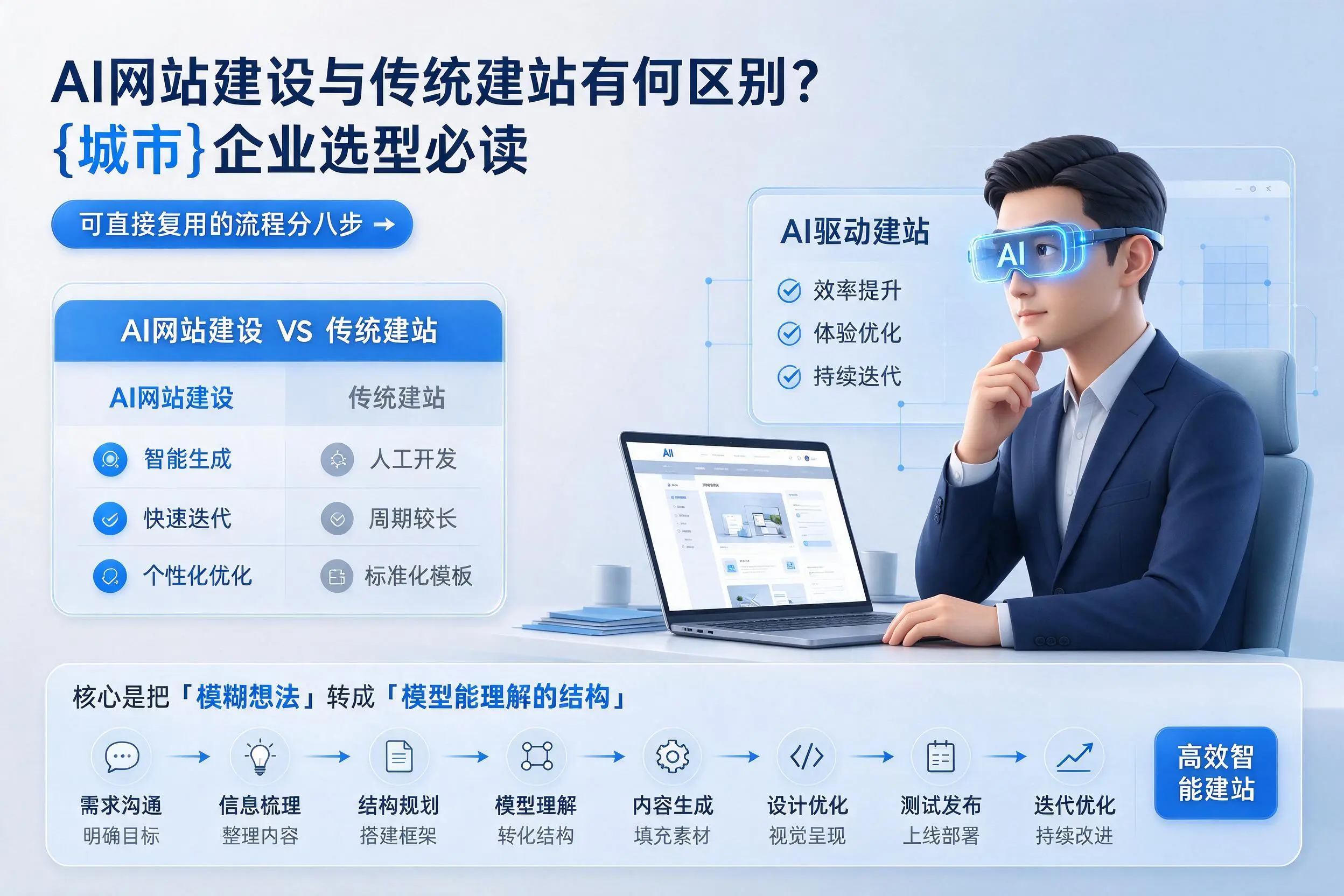 AI网站建设与传统建站有何区别？临夏企业选型必读