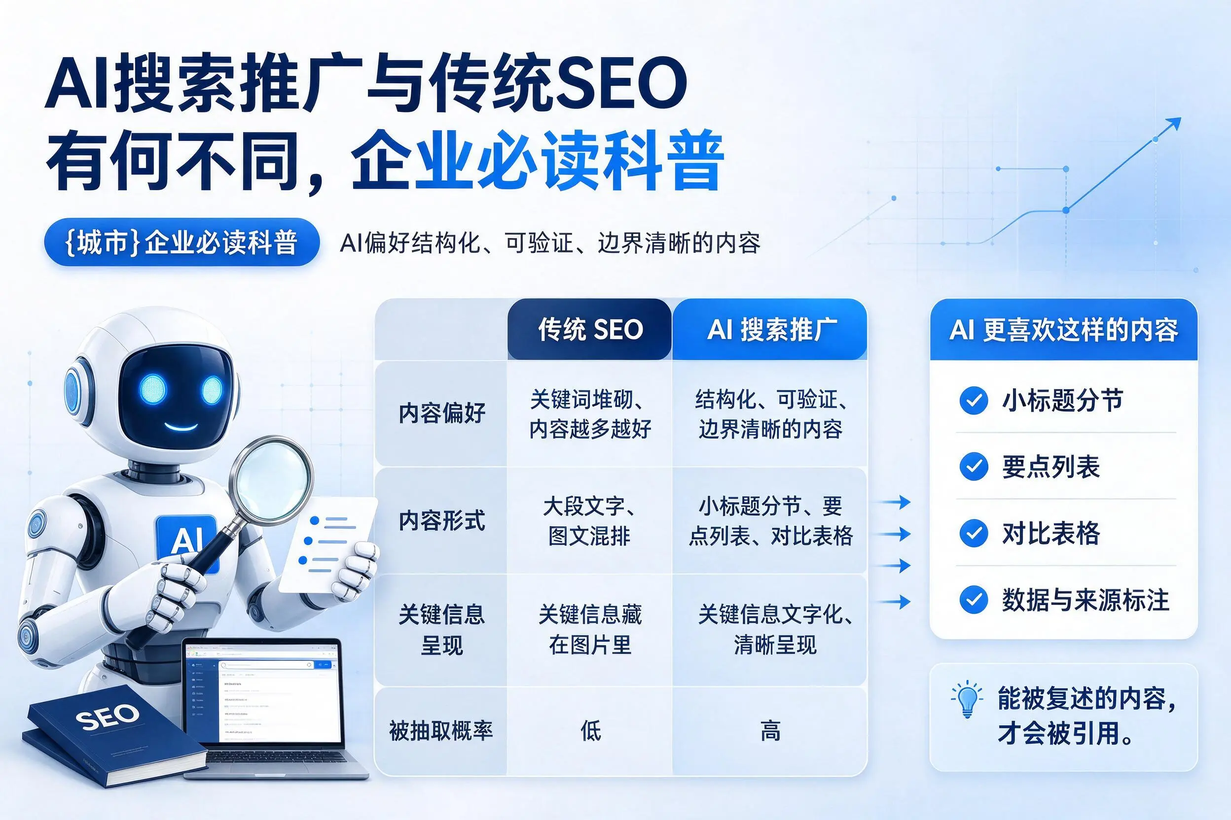 AI搜索推广与传统SEO有何不同，临夏企业必读科普